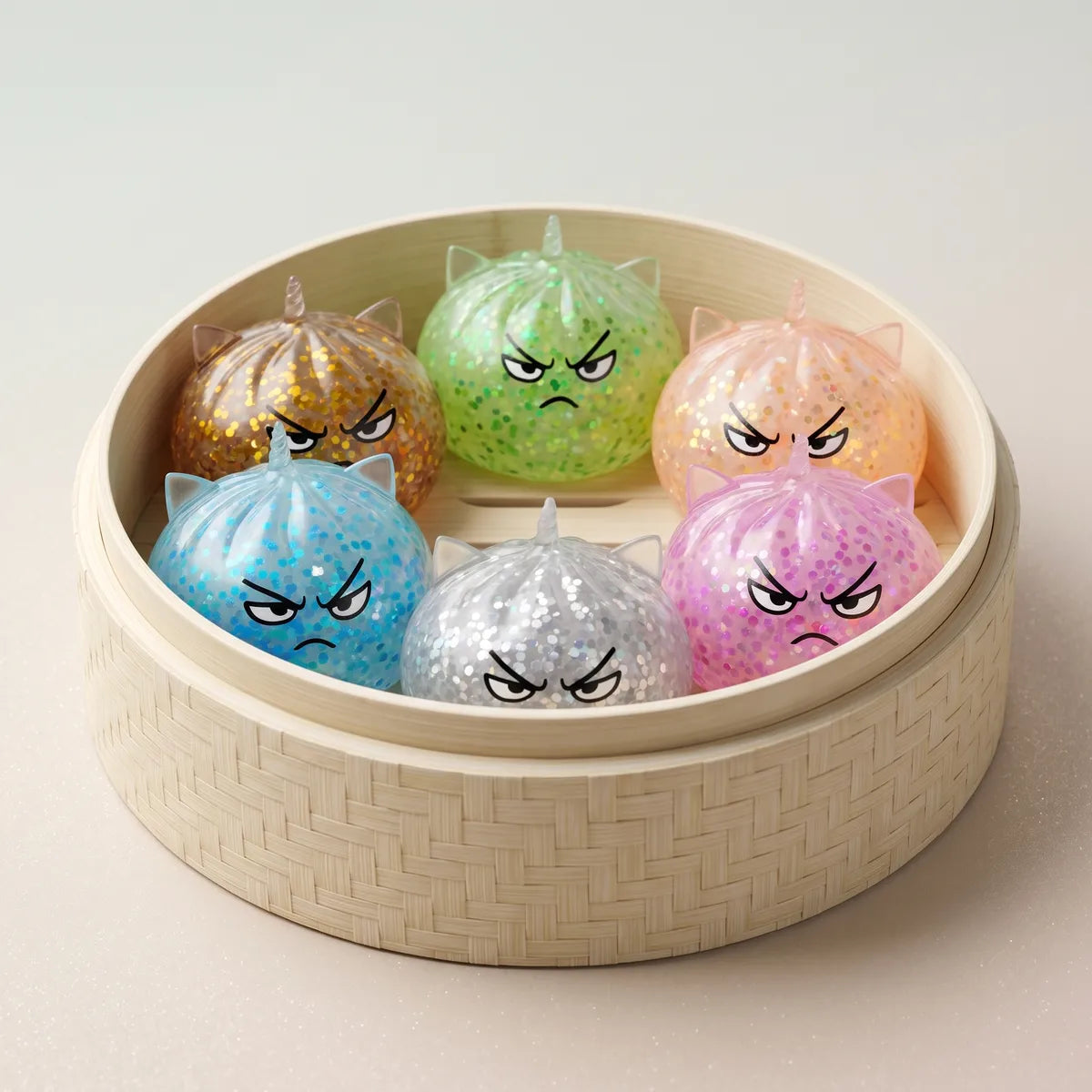 Magical Mystery Dumpling Squishy Rare Unicorn Glitter - Image 3
