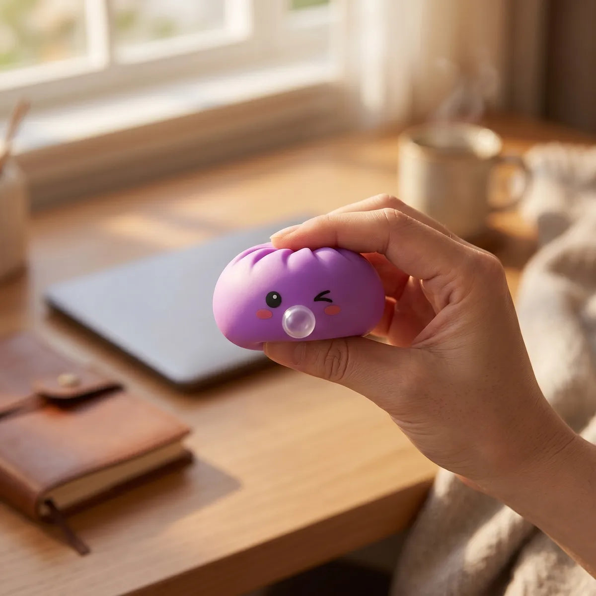 Mystery Dumpling Squishy Toys Bubble Blow - Image 8
