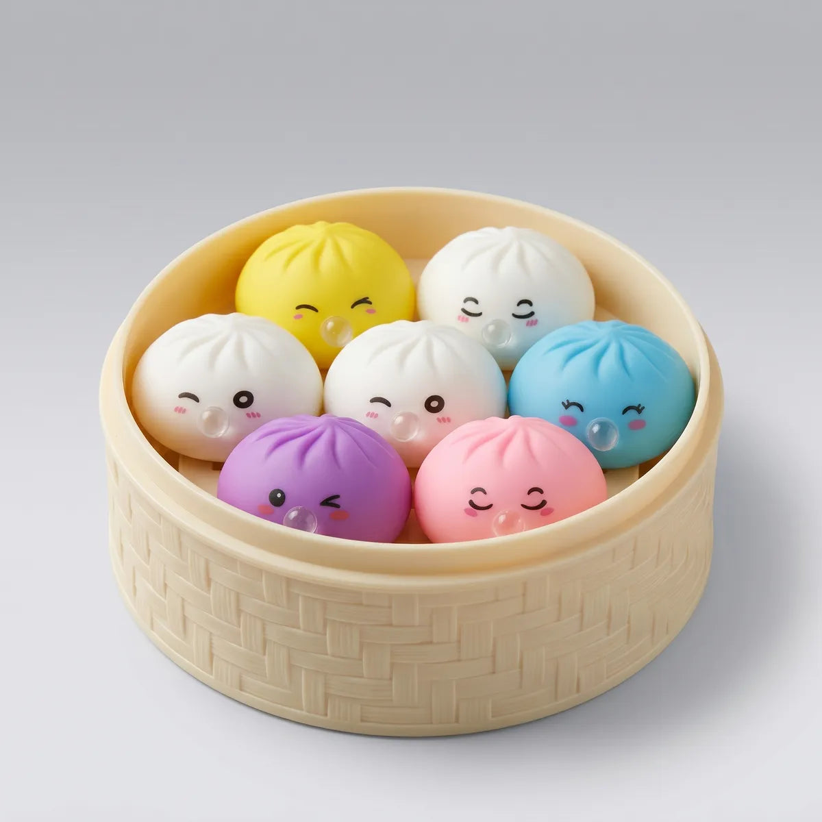 Mystery Dumpling Squishy Toys Bubble Blow - Image 3