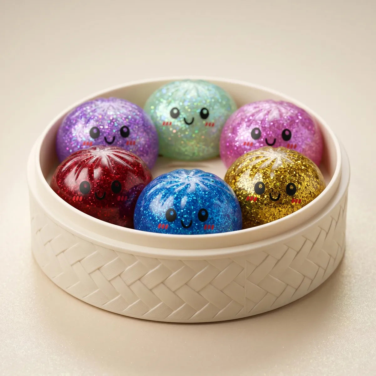 Sparkle Mystery Dumplings Squishy Glitter - Image 3