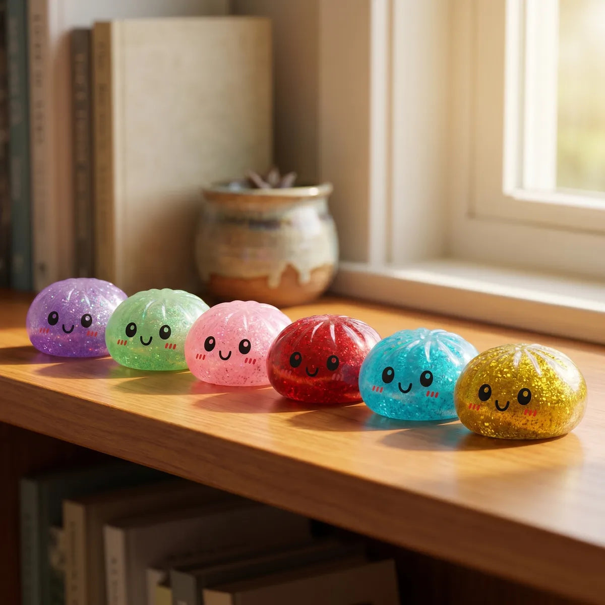 Sparkle Mystery Dumplings Squishy Glitter - Image 9