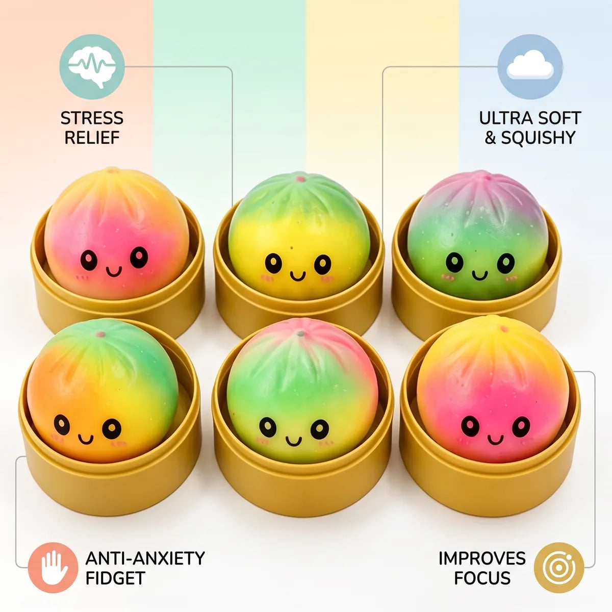 Ombre Mystery Fade Dumpling Squishy - Image 7