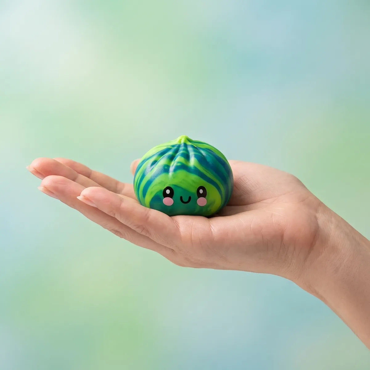Swirl Mystery Mini Tie Dye Dumpling Squishy - Image 4