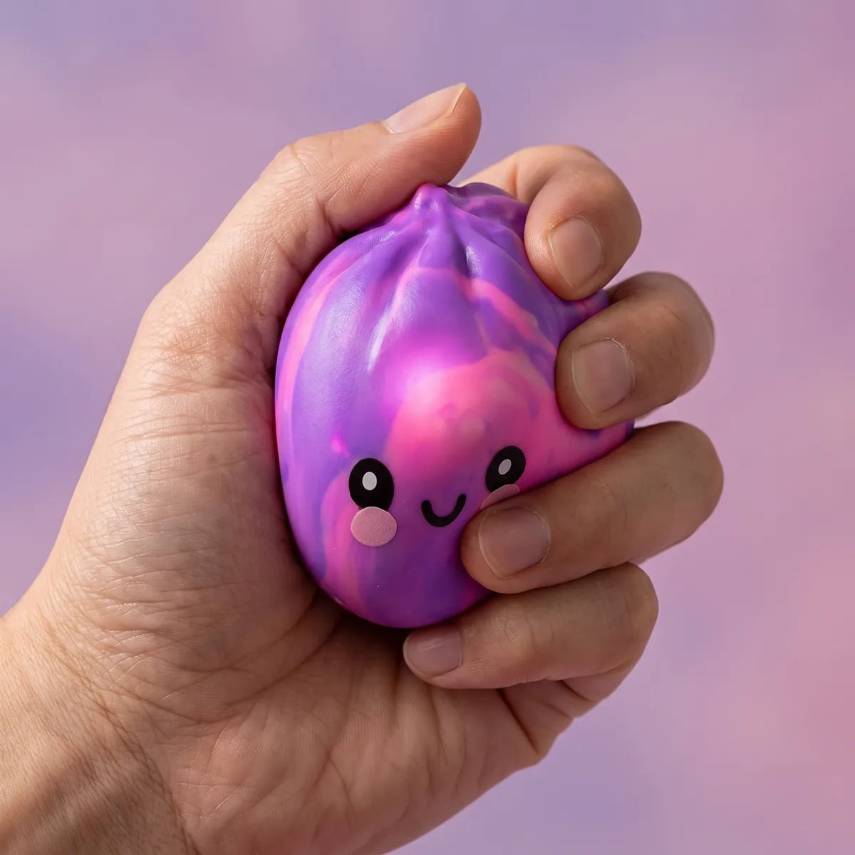 Swirl Mystery Mini Tie Dye Dumpling Squishy - Image 5