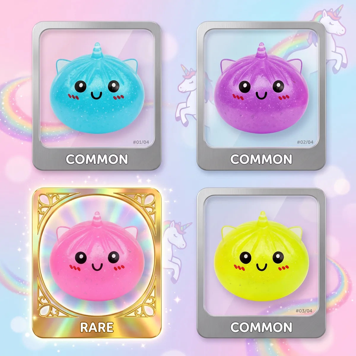 Magic Mystery Mini Unicorn Dumpling Squishy - Image 2