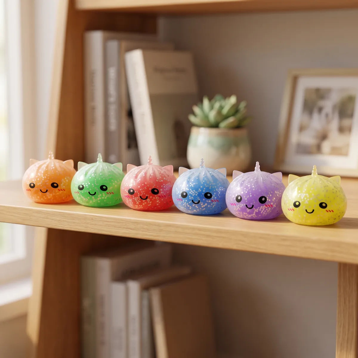 Starlit Mystery Sparkle Unicorn Dumpling Squishy - Image 8