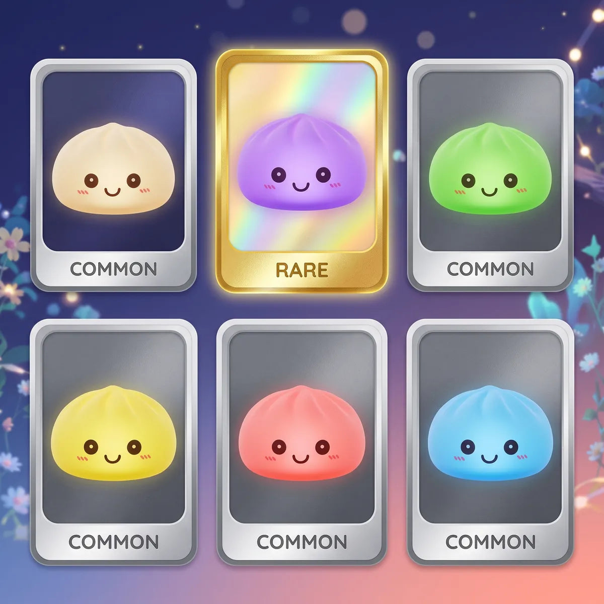 Glow Mystery Squishy Dumpling Night Light - Image 2