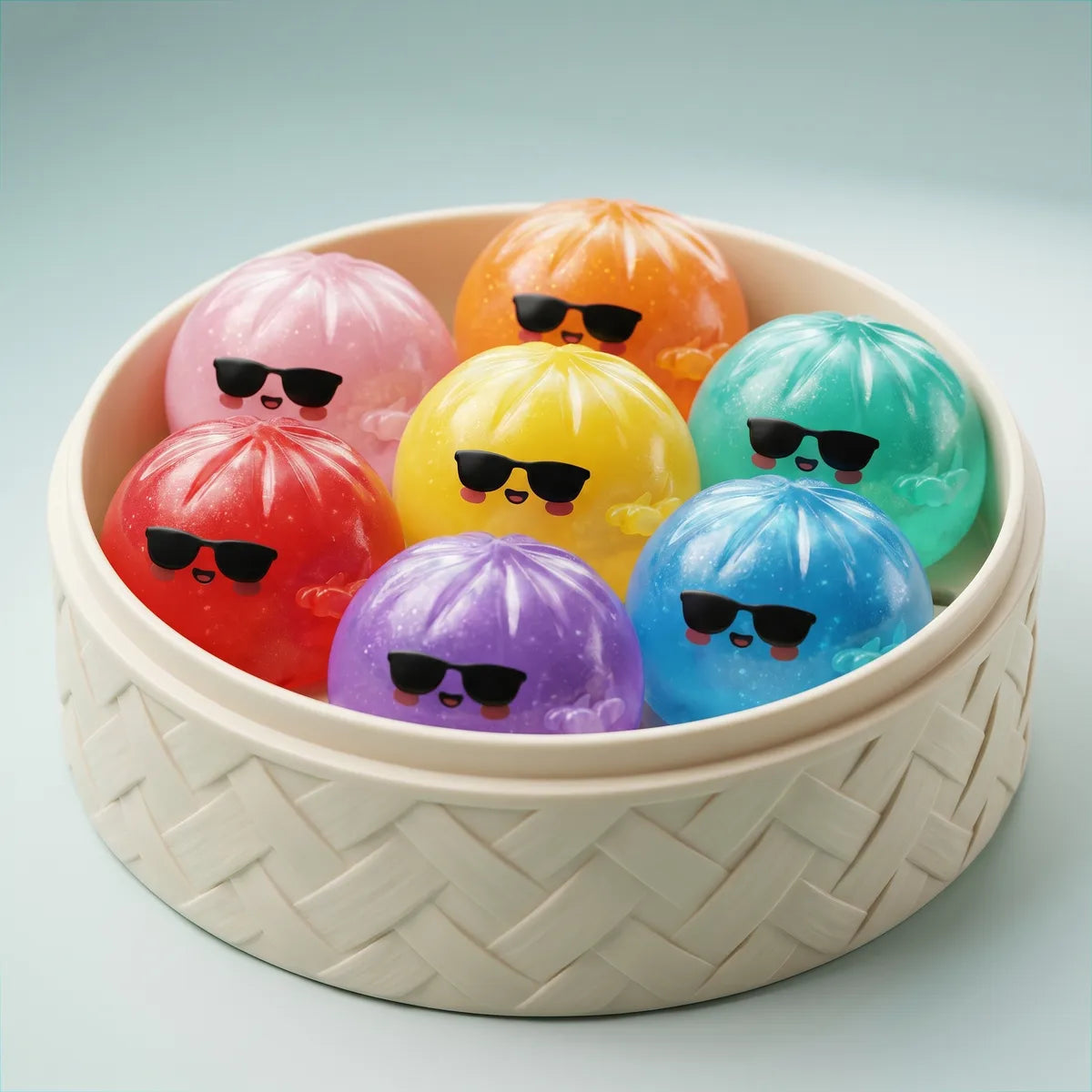 Cool Mystery Sunglasses Dumpling Squishy - Image 3
