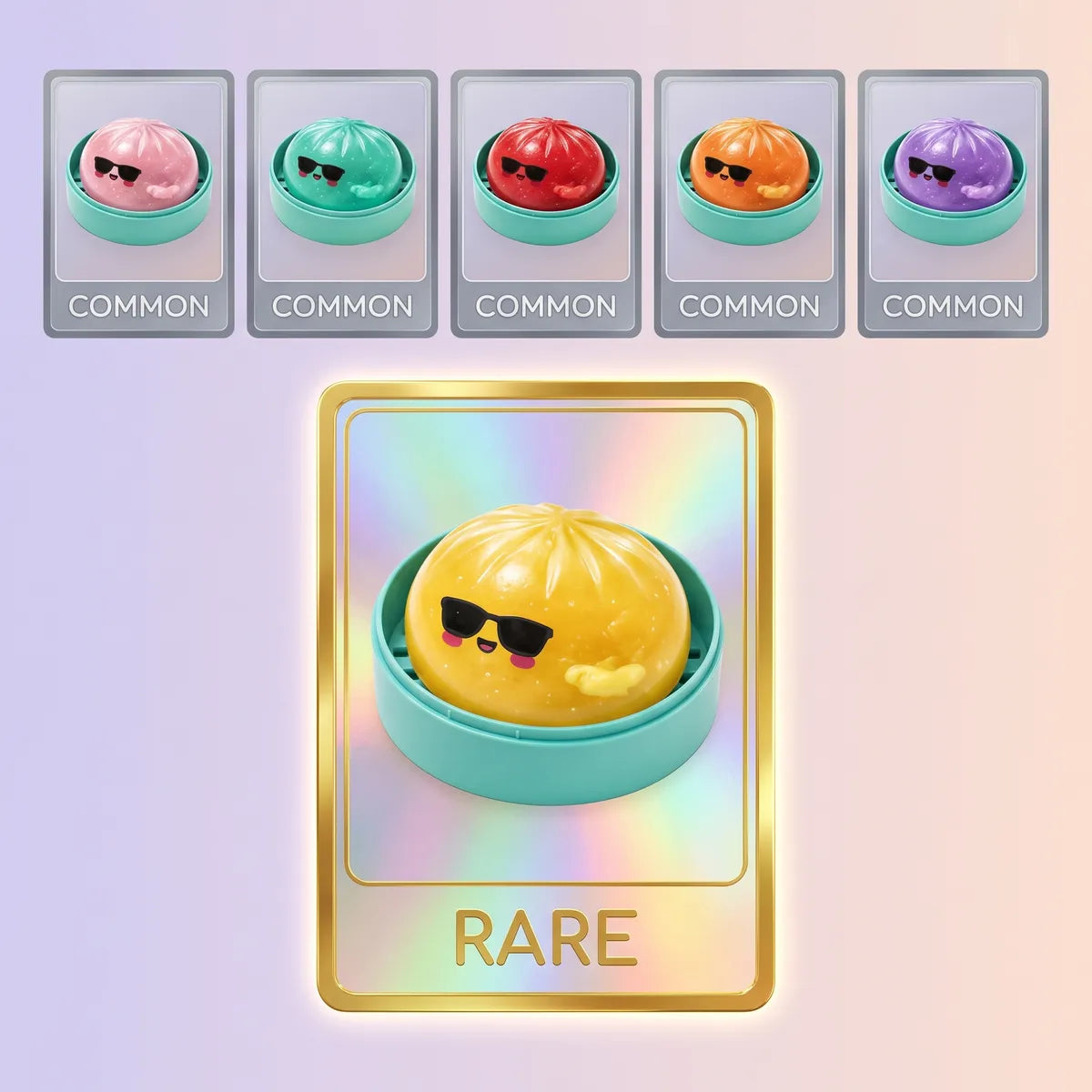 Cool Mystery Sunglasses Dumpling Squishy - Image 2