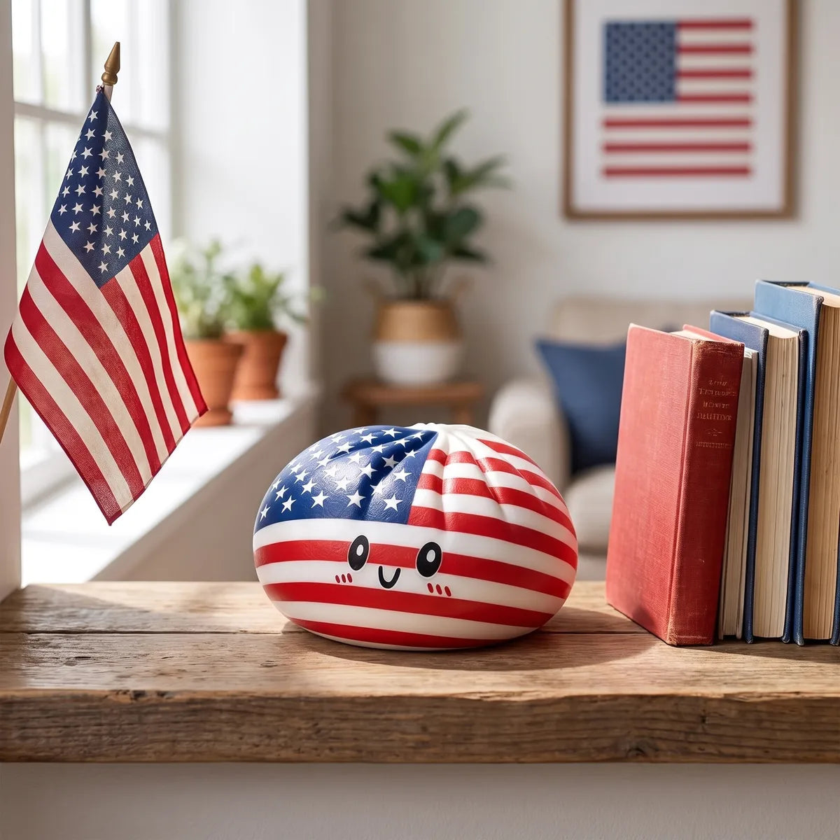 Liberty Patriotic 4th July Dumpling Squishy - Image 8