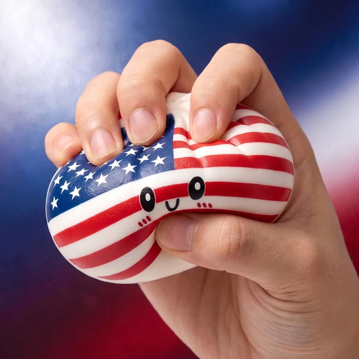 Liberty Patriotic 4th July Dumpling Squishy - Image 5