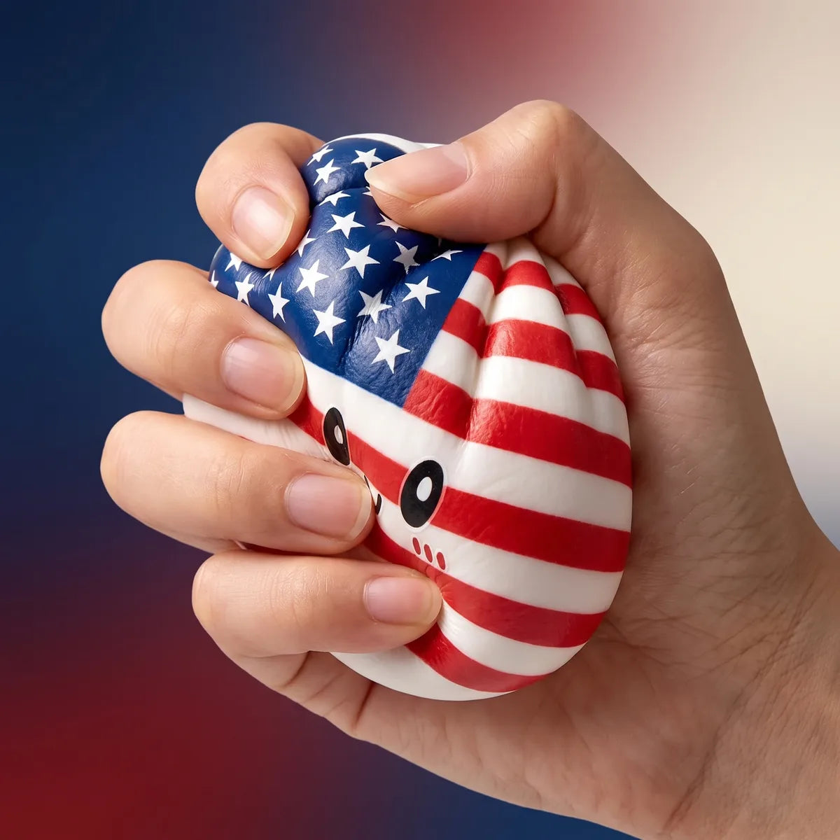 Liberty Patriotic 4th July Dumpling Squishy - Image 4
