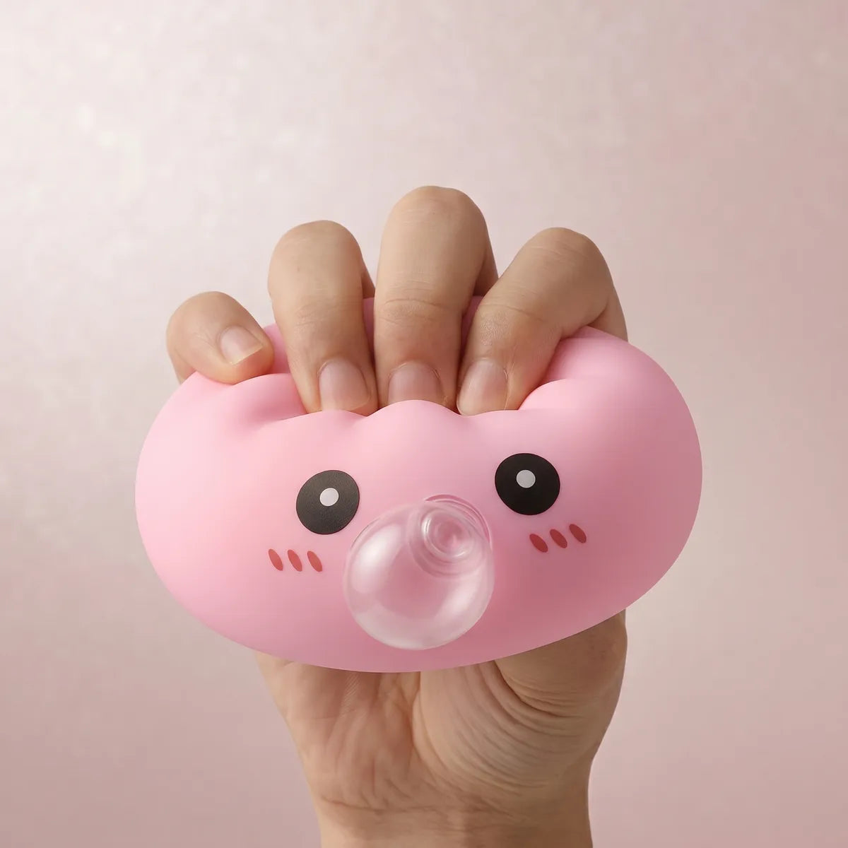 Plump Pink Blow Dumpling Squishy - Image 4