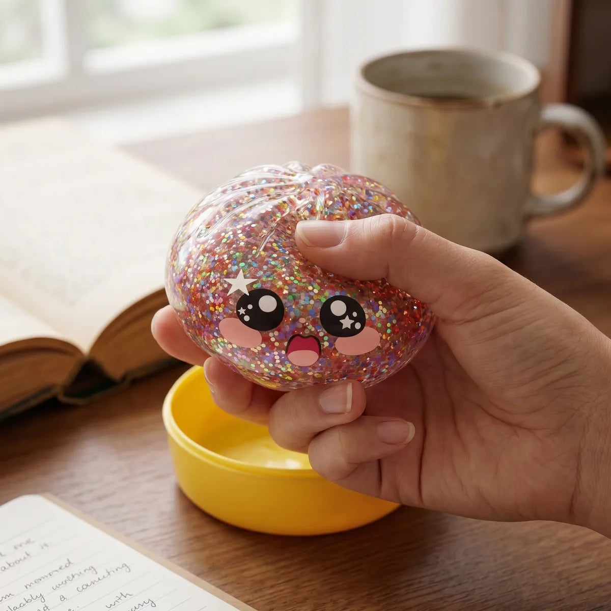 Kawaii Pink Galaxy Dumpling Squishy - Image 7