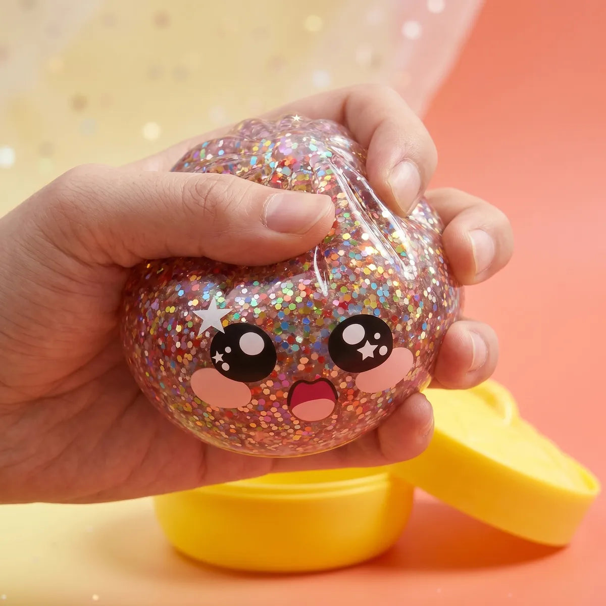 Kawaii Pink Galaxy Dumpling Squishy - Image 5
