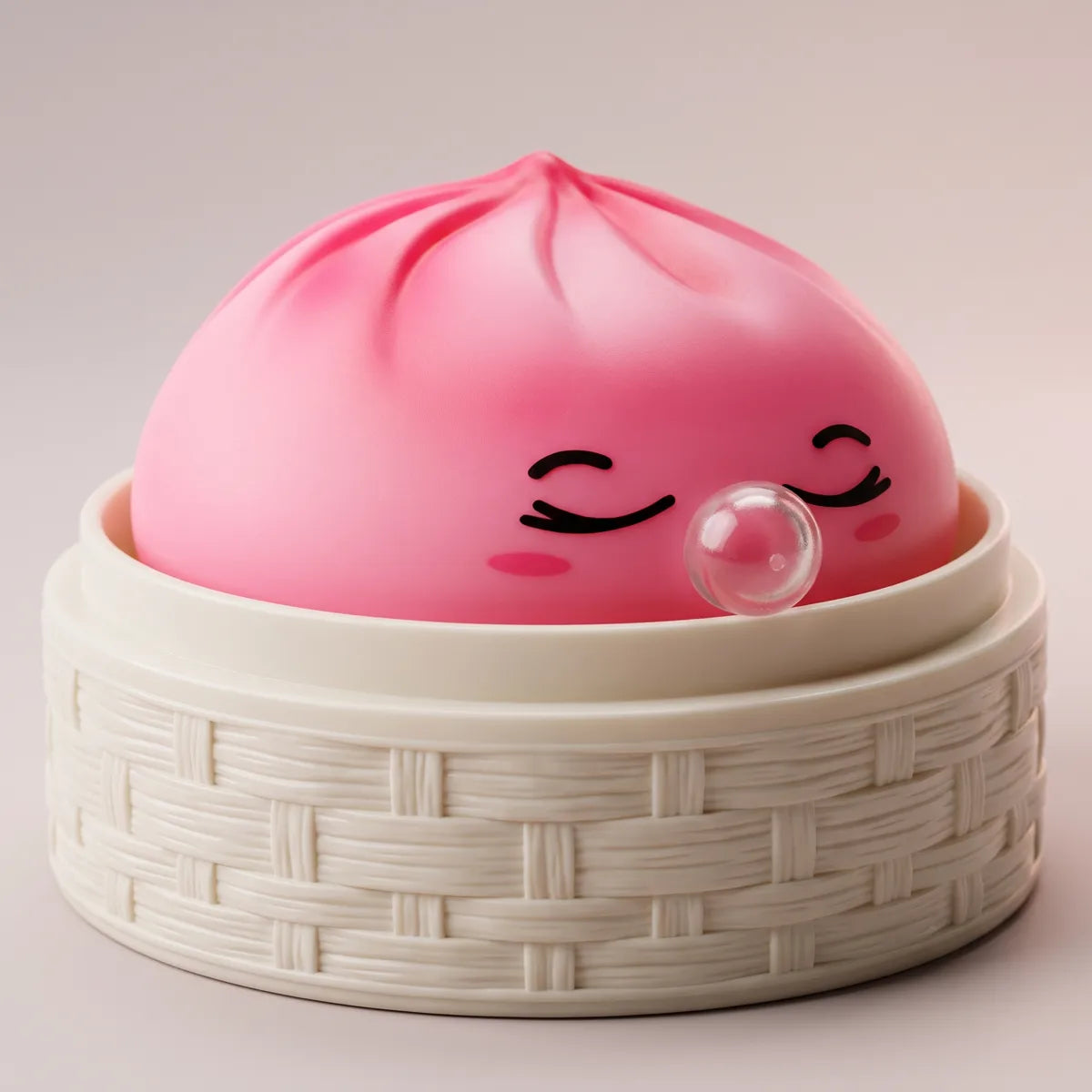Blossom Pink Rare Blow Dumpling Squishy - Image 2