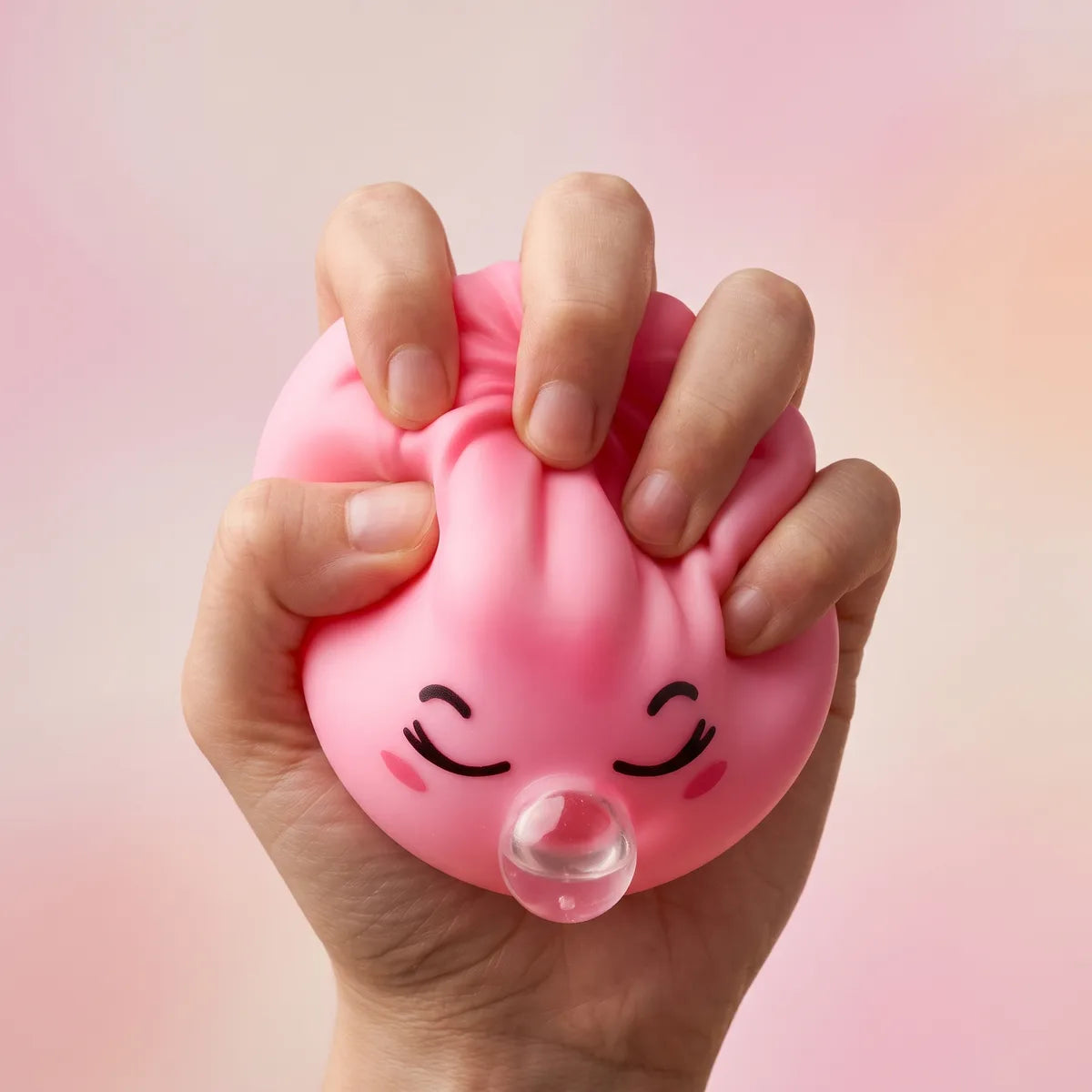 Blossom Pink Rare Blow Dumpling Squishy - Image 4