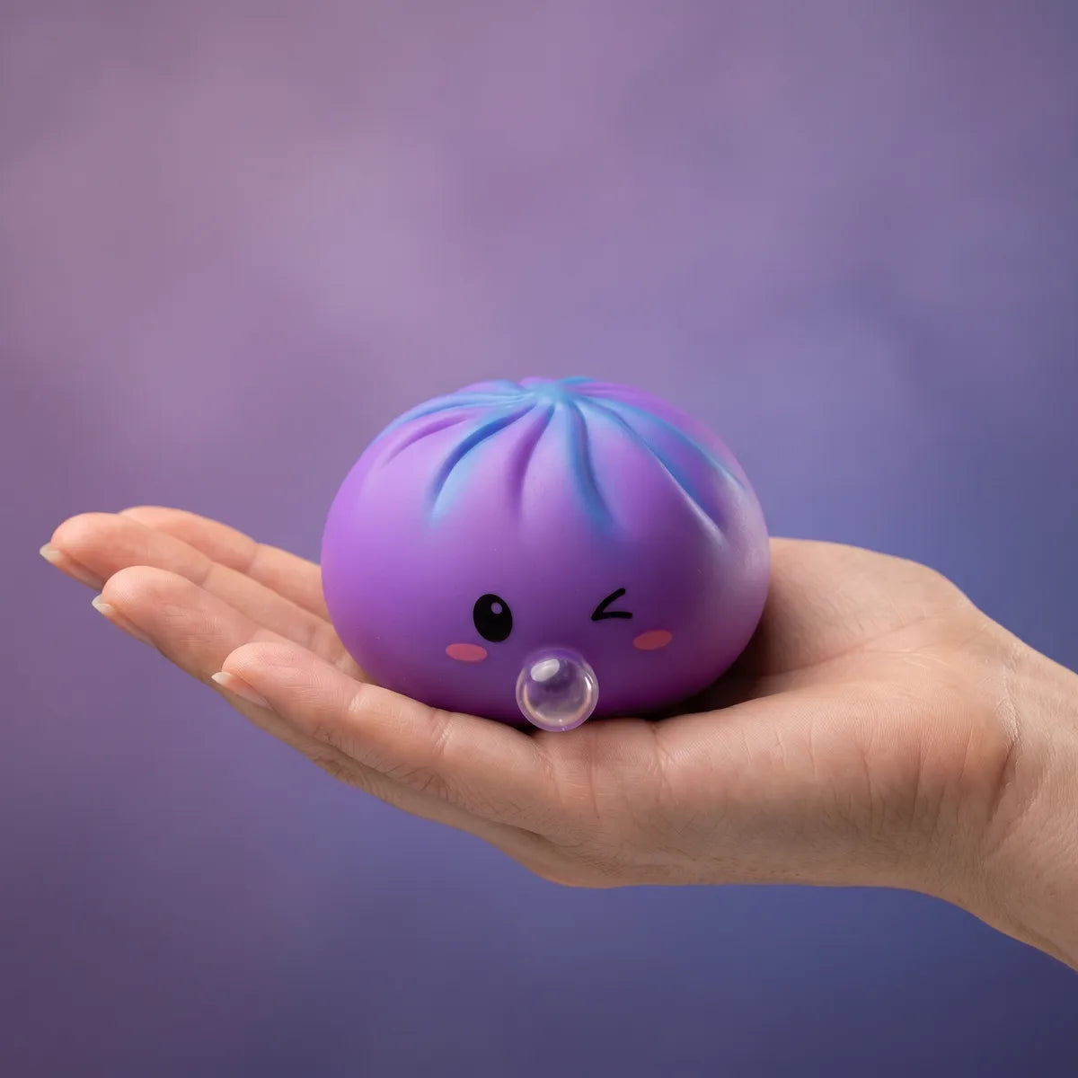 Cosmic Purple Rare Blow Dumpling Squishy - Image 3