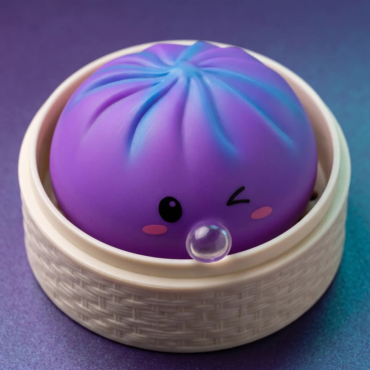 Cosmic Purple Rare Blow Dumpling Squishy - Image 2