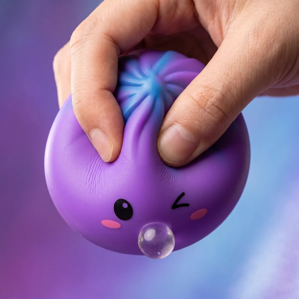 Cosmic Purple Rare Blow Dumpling Squishy - Image 5