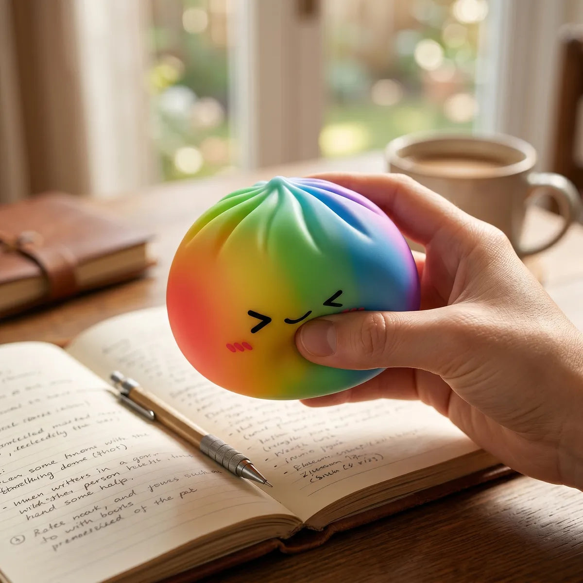 Prism Rainbow Color Dumpling Squishy - Image 6