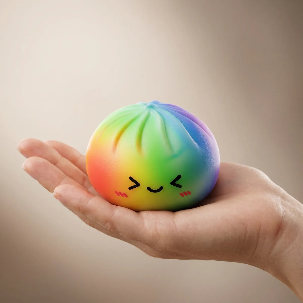 Prism Rainbow Color Dumpling Squishy - Image 3