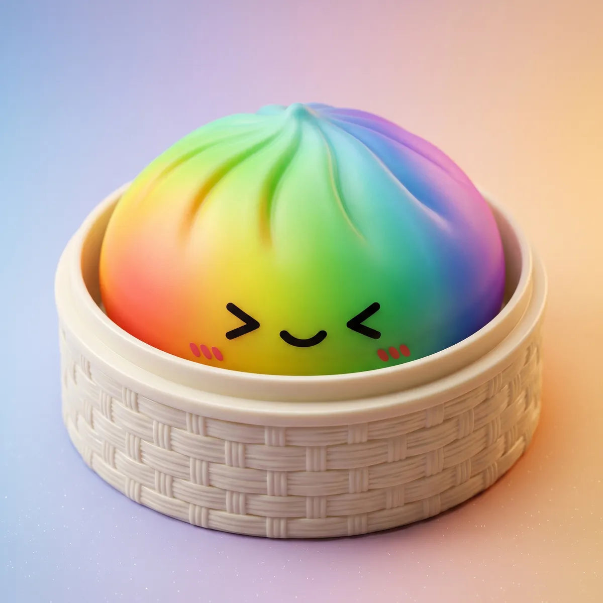 Prism Rainbow Color Dumpling Squishy - Image 2