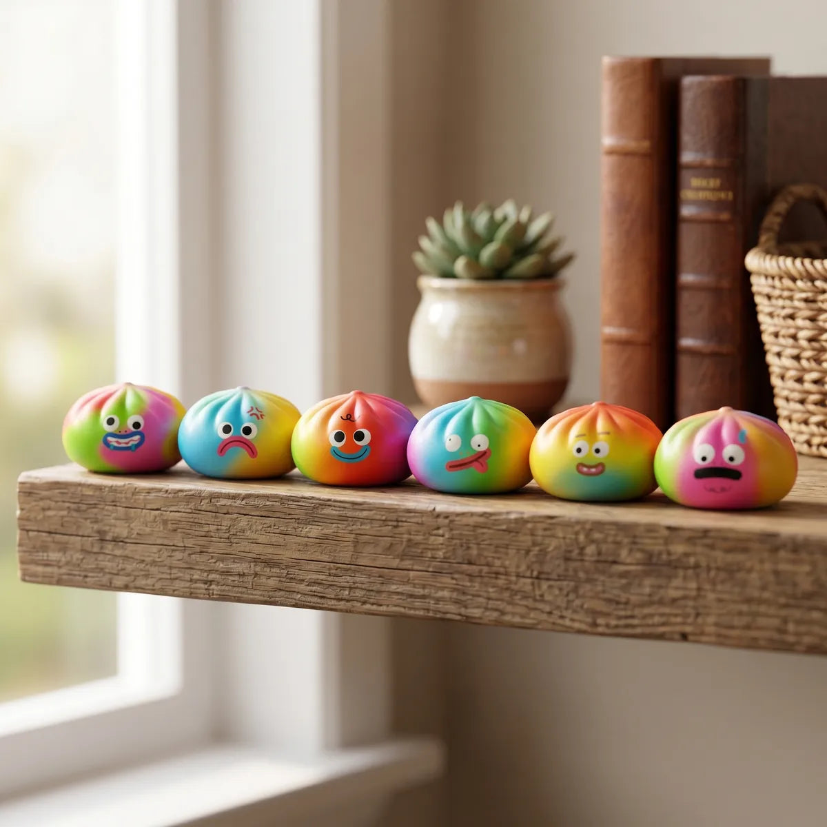 Vibrant Rainbow Mystery Squishy Dumplings - Image 8