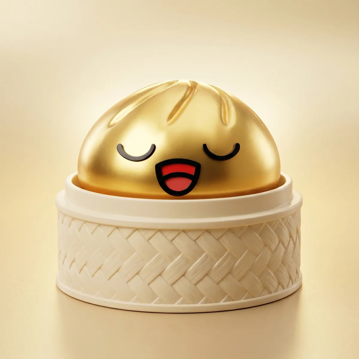 Treasure Rare Gold Dumpling Squishy - Image 2