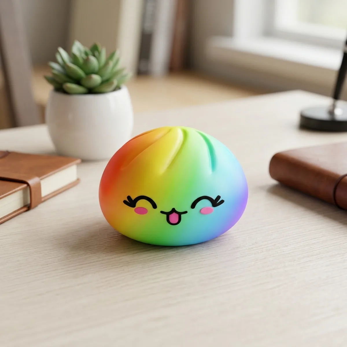 Colorful Rare Rainbow Dumpling Squishy - Image 8