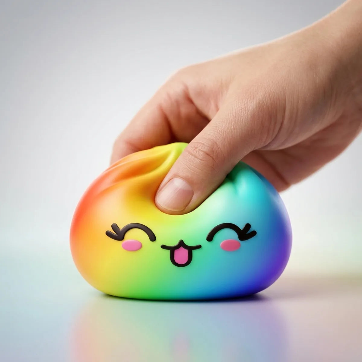 Colorful Rare Rainbow Dumpling Squishy - Image 5