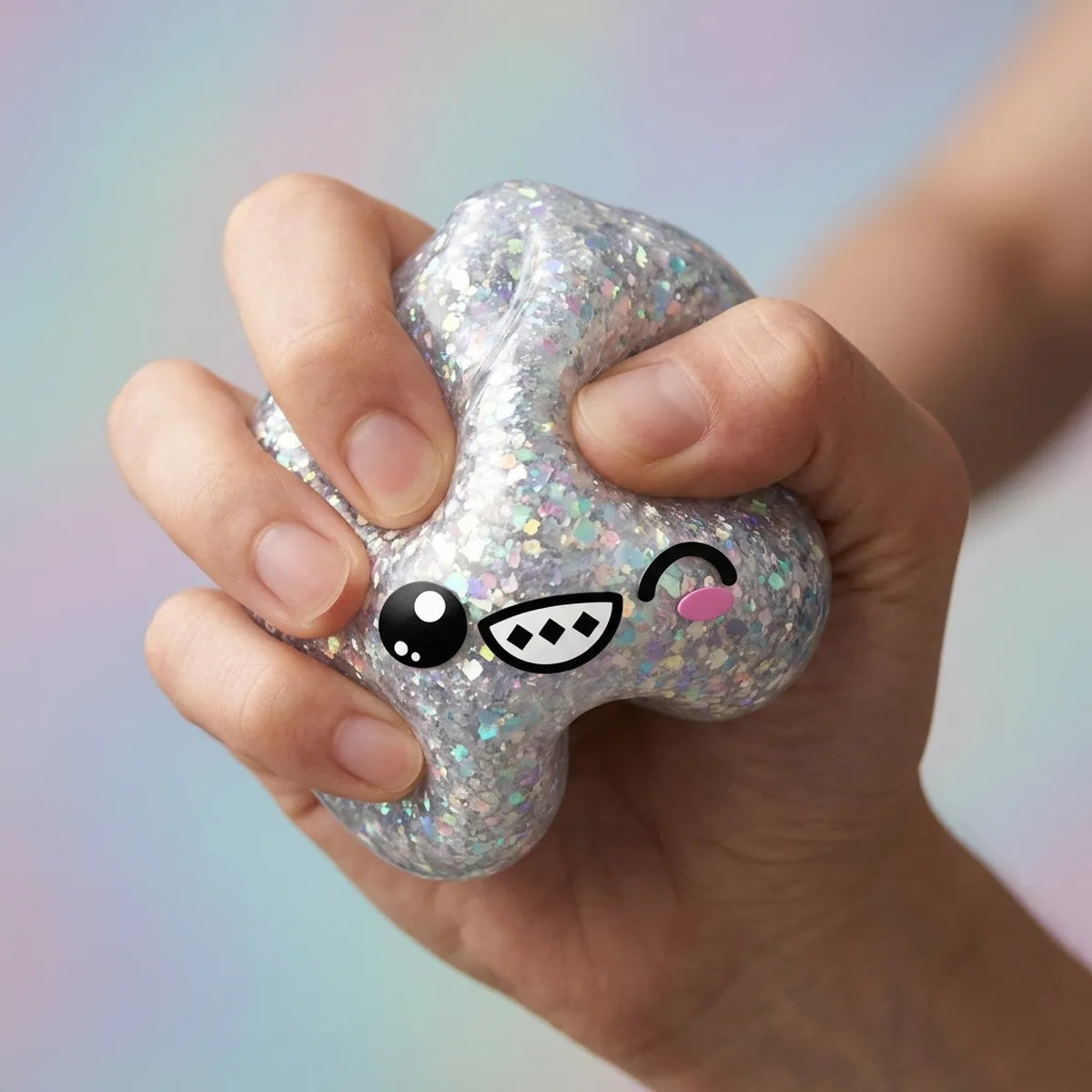Shimmer Rare Silver Dumpling Squishy - Image 5