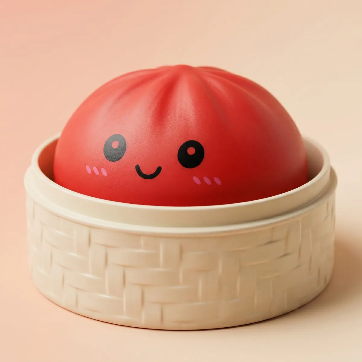 Cherry Red Dumpling Squishy - Image 2