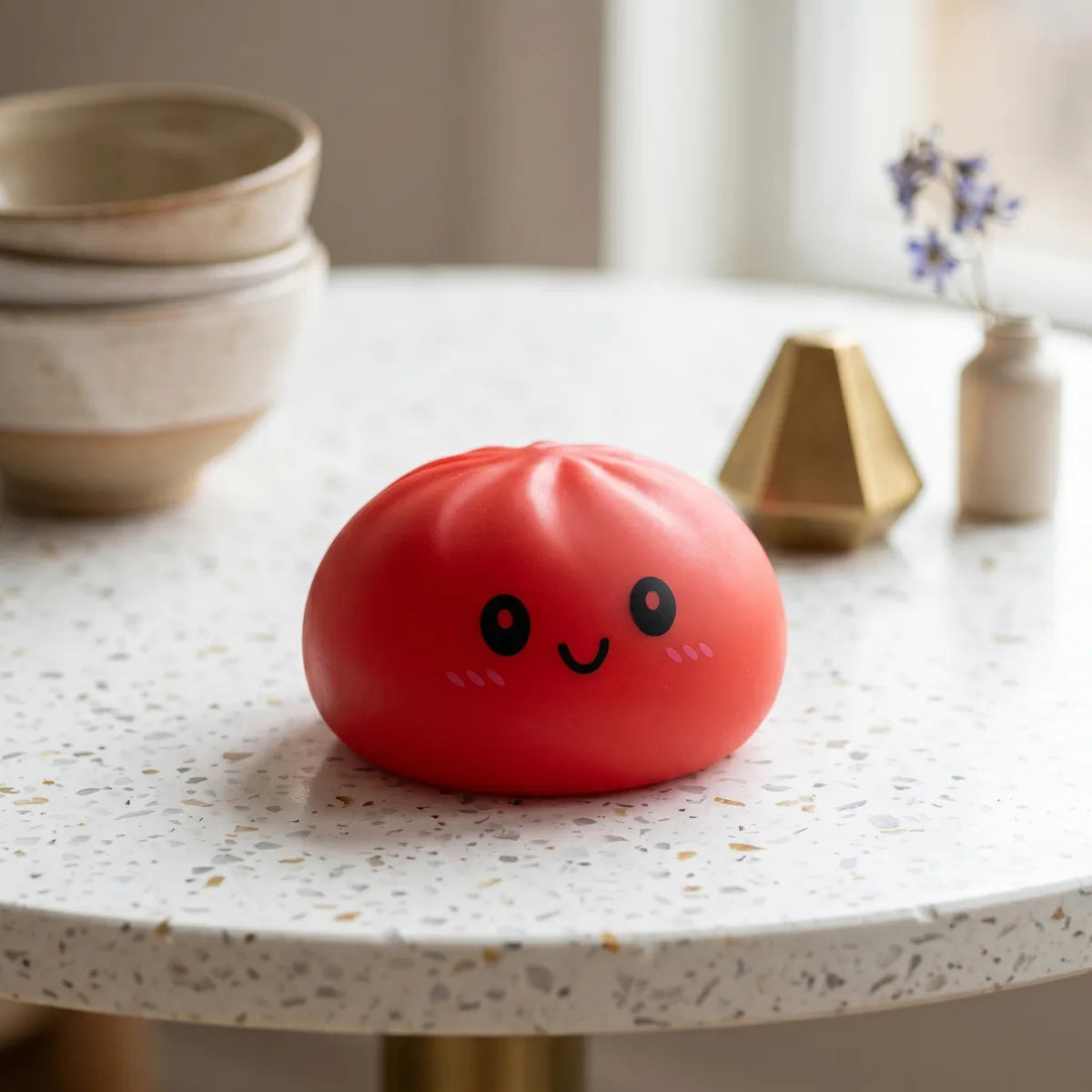 Cherry Red Dumpling Squishy - Image 8