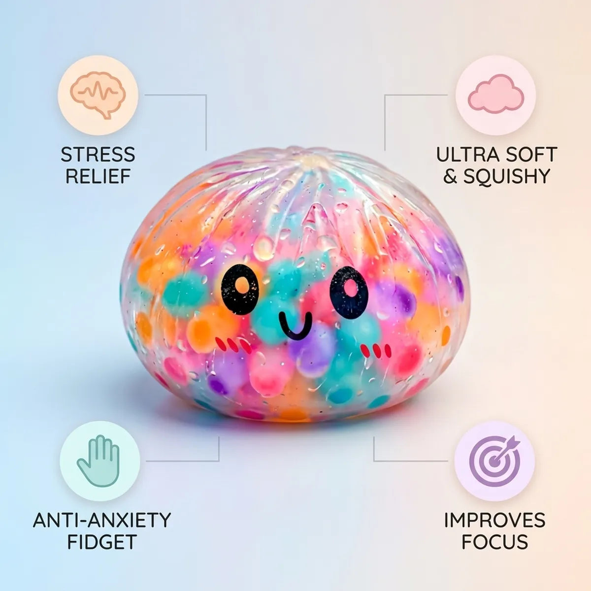 Soft Squishy Dumpling Colors Bubbles - Image 6