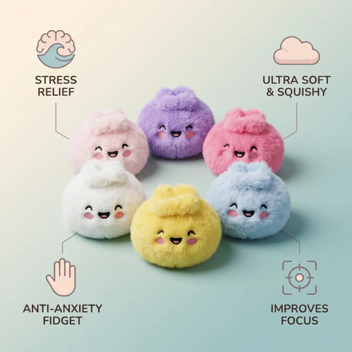 Cuddly Stuffed Animals Dumpling Squishy Mystery - Image 6