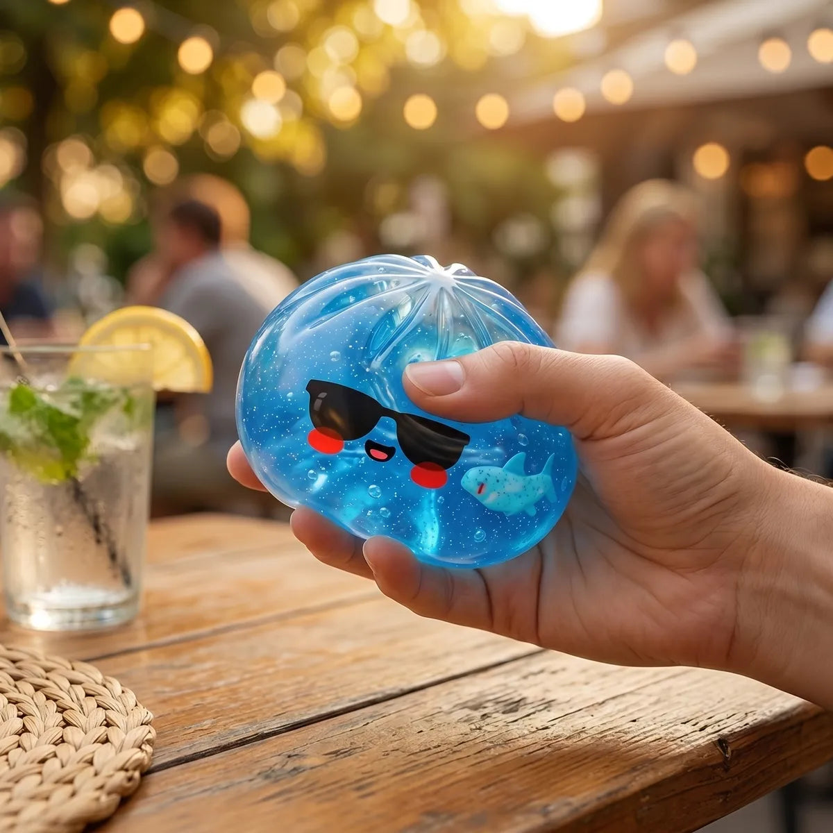 Chill Sunglasses Dumpling Squishy - Image 7