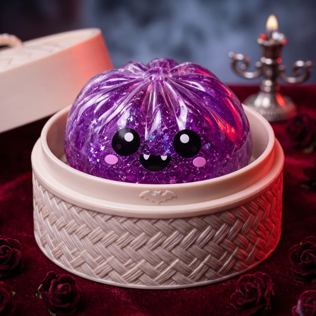 Fanged Vampire Halloween Dumpling Squishy - Image 2