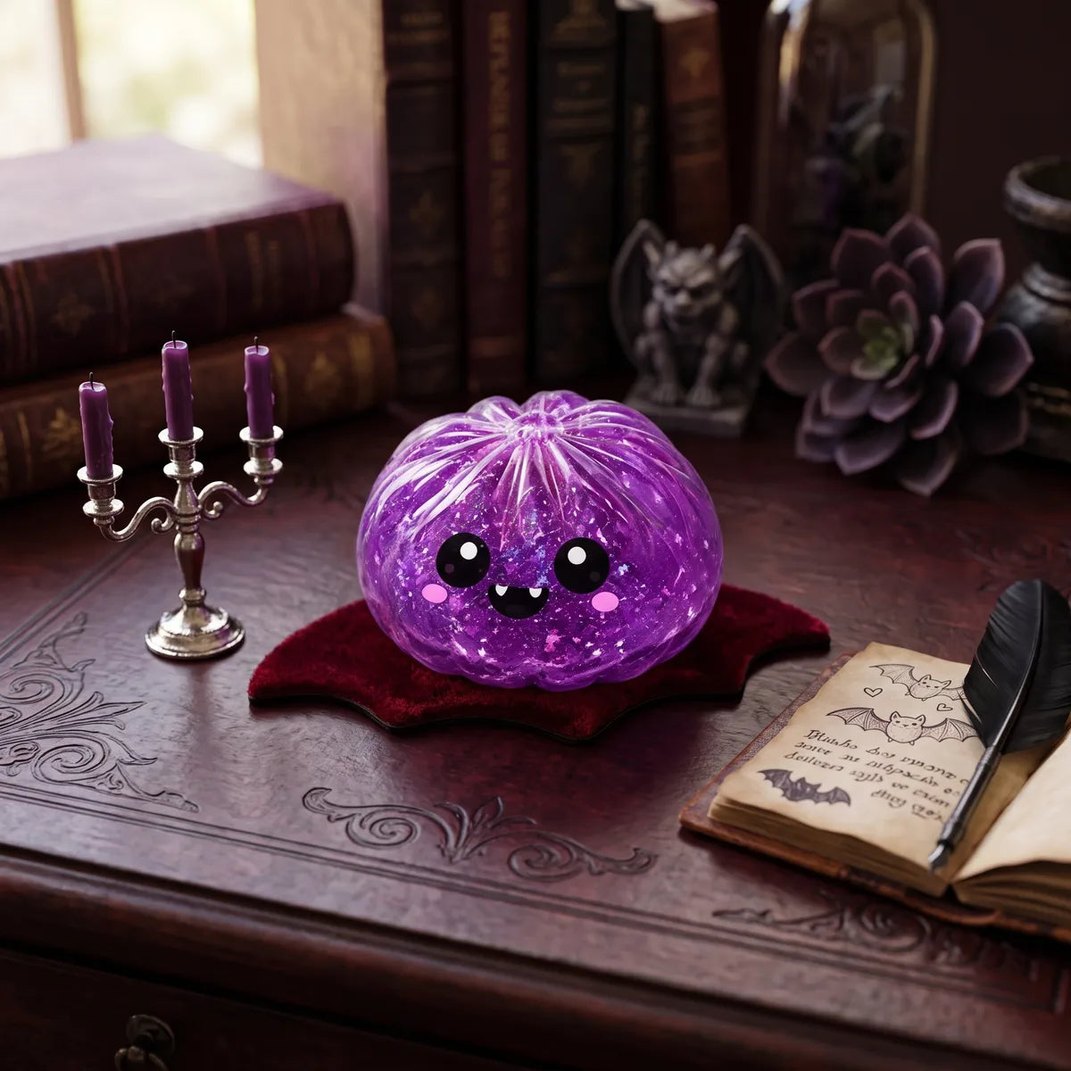 Fanged Vampire Halloween Dumpling Squishy - Image 8