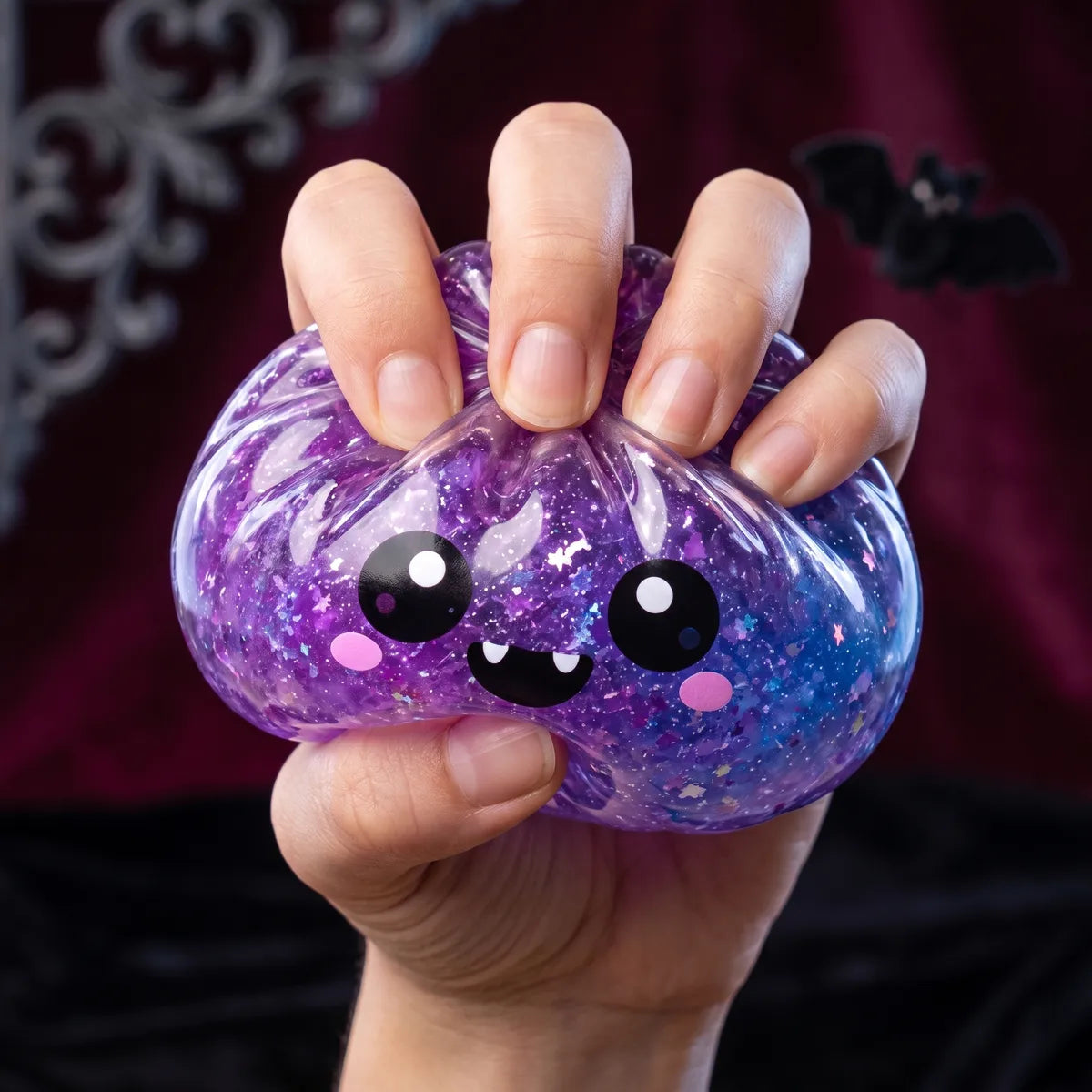 Fanged Vampire Halloween Dumpling Squishy - Image 4