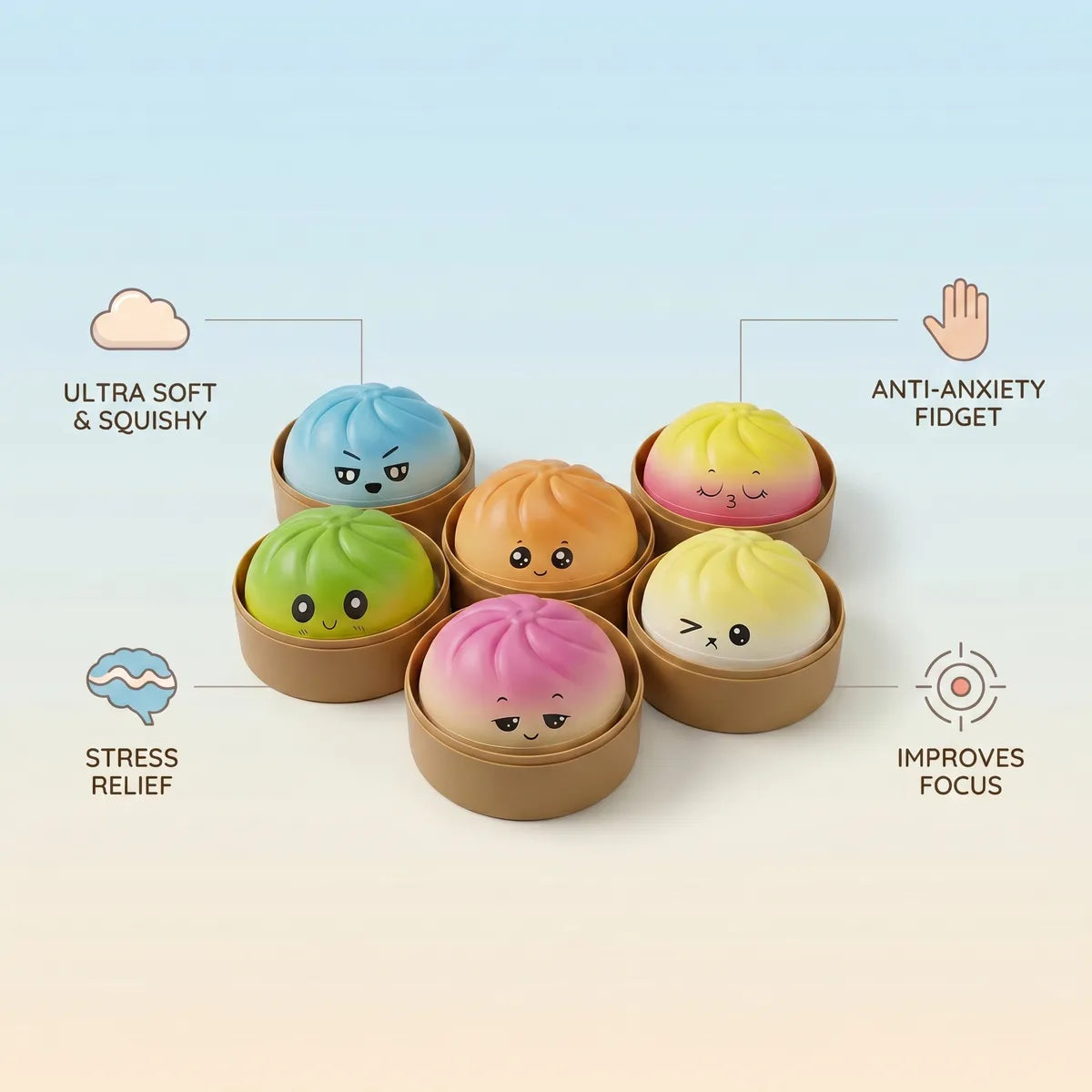 Trending Viral Mystery Dumpling Squishy - Image 7