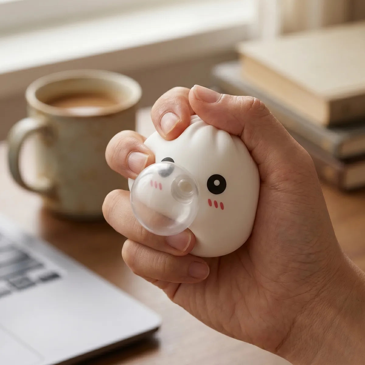 Cloud White Blow Dumpling Squishy - Image 6