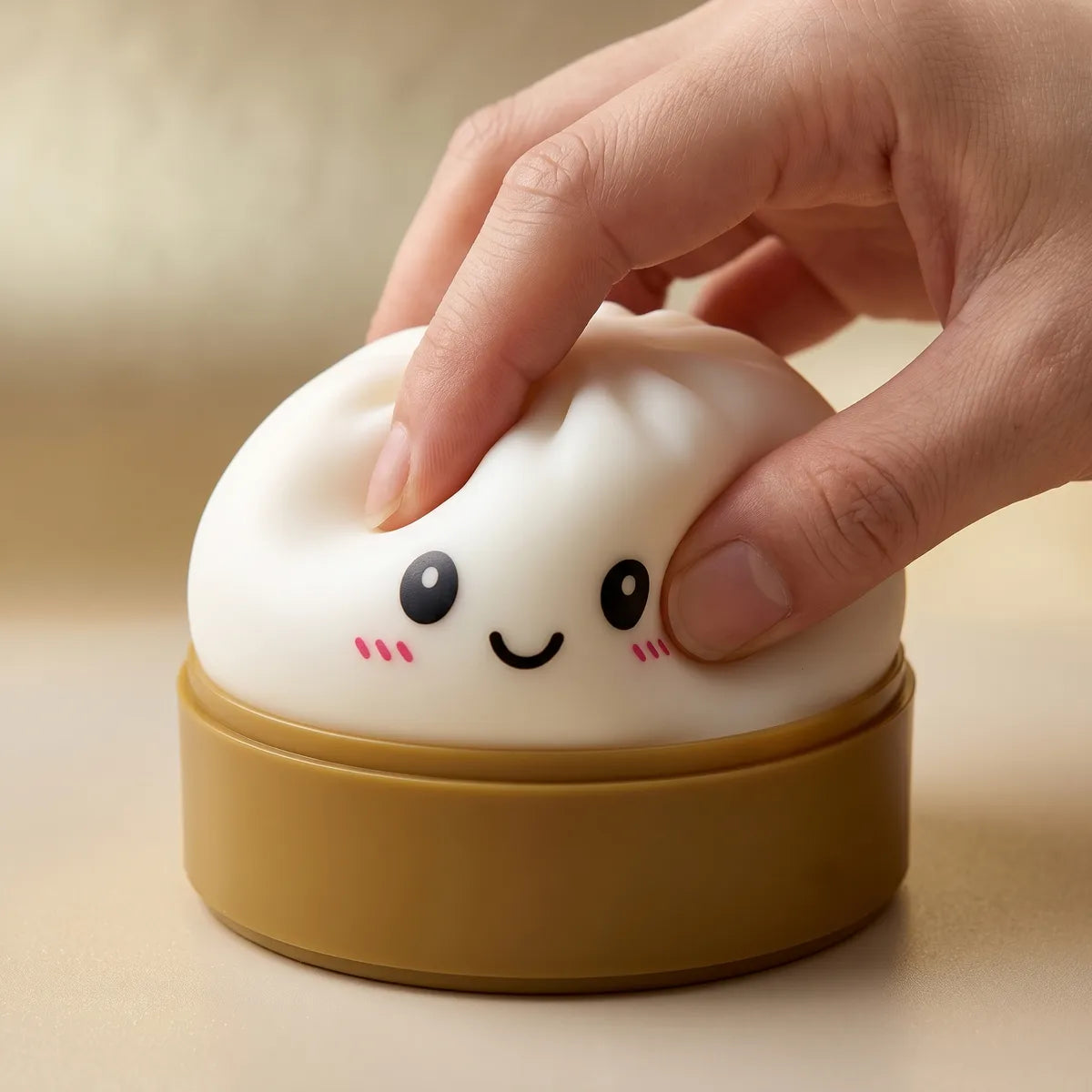Snowy White Dumpling Squishy - Image 5