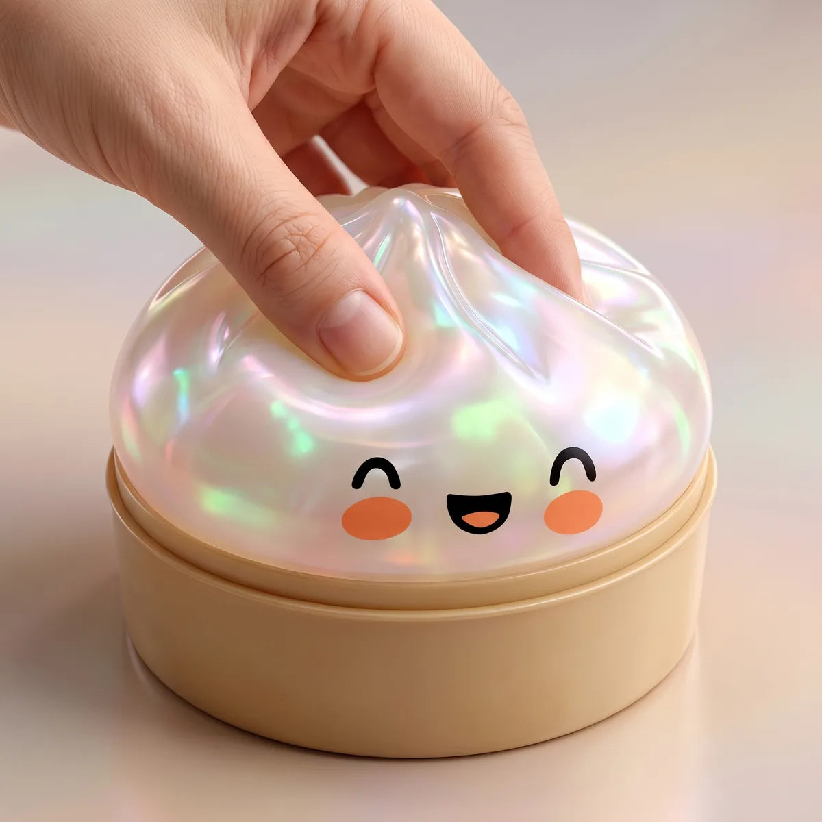 Cloud White Unique Dumpling Squishy - Image 4