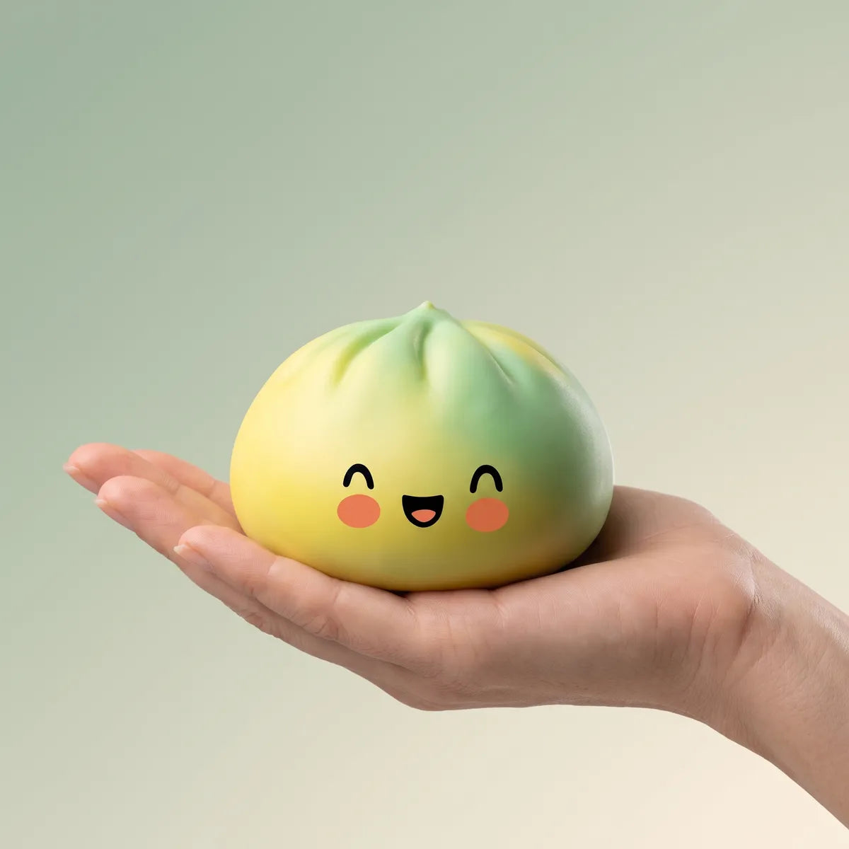 Sunset Yellow Fade Dumpling Squishy - Image 3