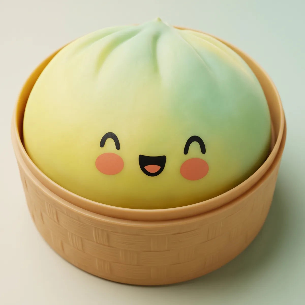 Sunset Yellow Fade Dumpling Squishy - Image 2