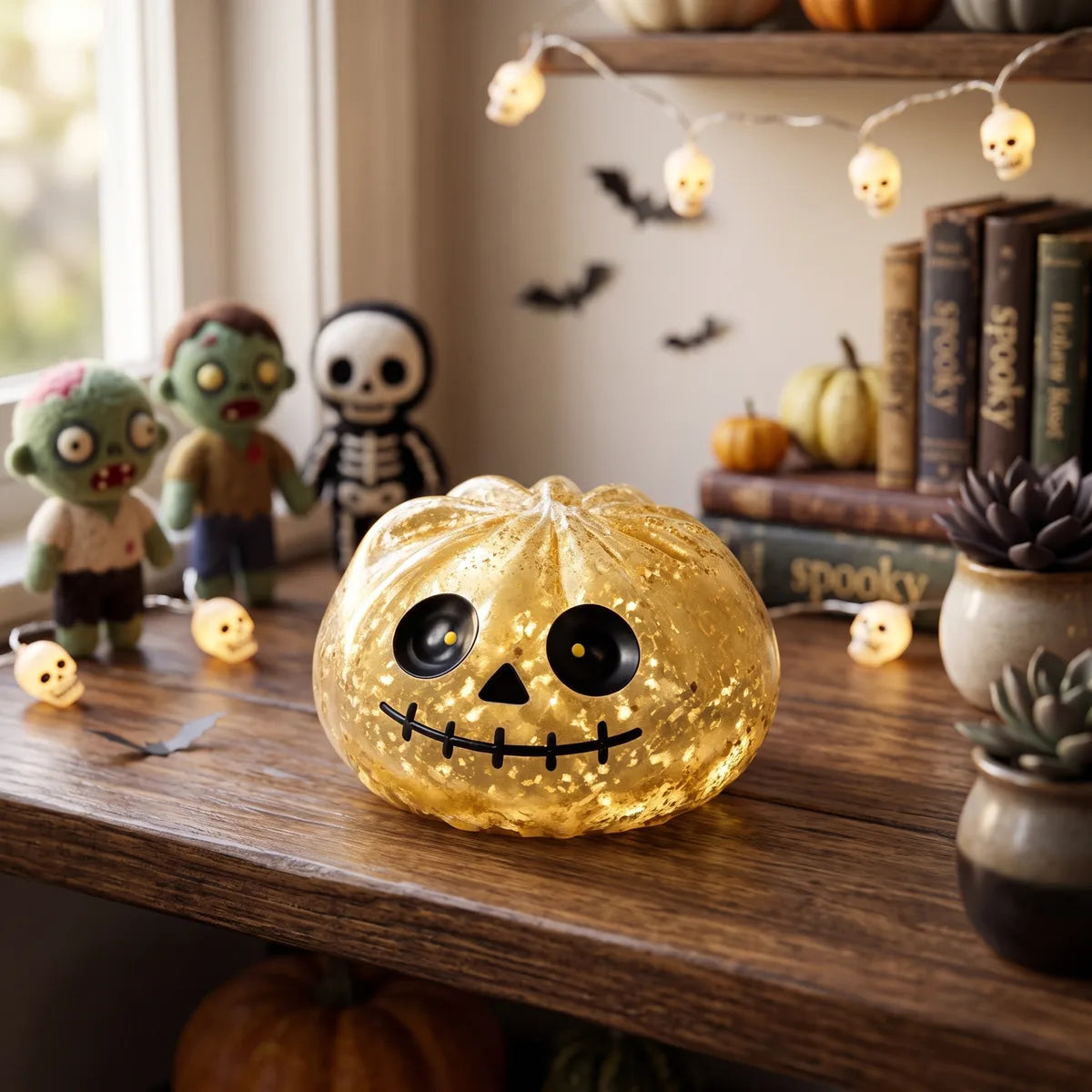 Golden Zombie Halloween Dumpling Squishy - Image 8
