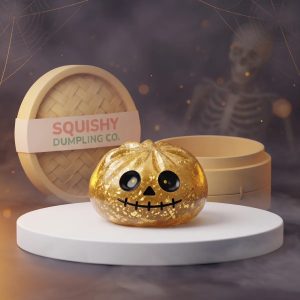 Golden Zombie Halloween Dumpling Squishy